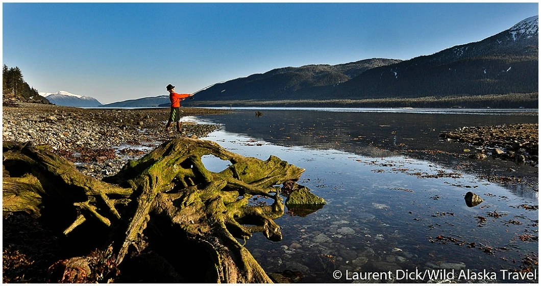 Florian Fishing Sheep Creek Gastineau Channel - (c) Laurent Dick - Wild Alaska Travel