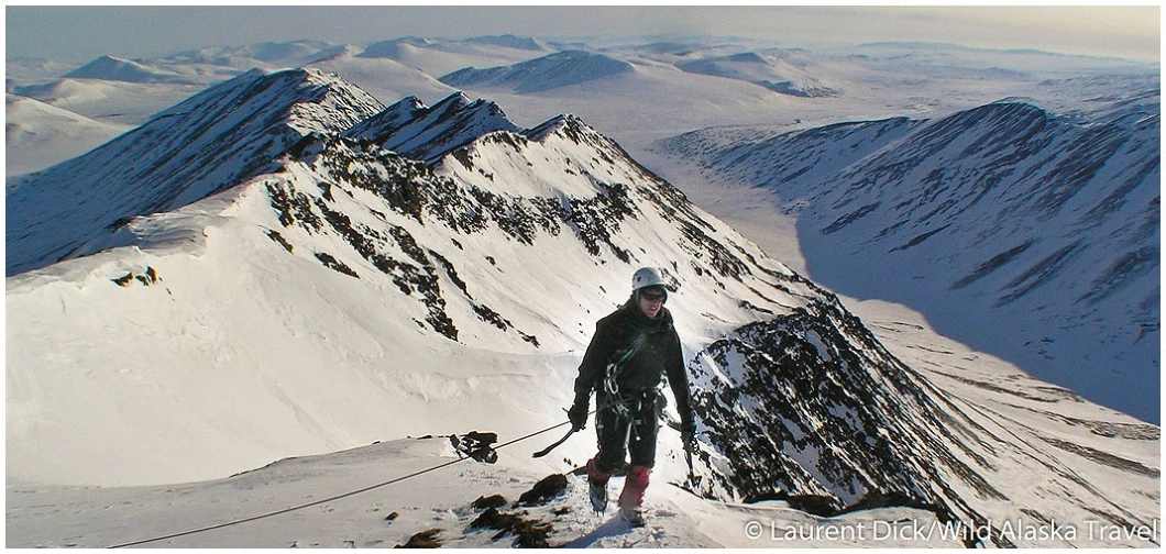 Kigluaik Mountains Nome climbing Ian McRae - Photo (c) Laurent Dick - Wild Alaska Travel