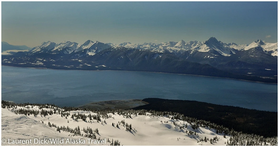 Stephens Passage and Admiralty Island from Douglas Island (c) Laurent Dick - Wild Alaska Travel