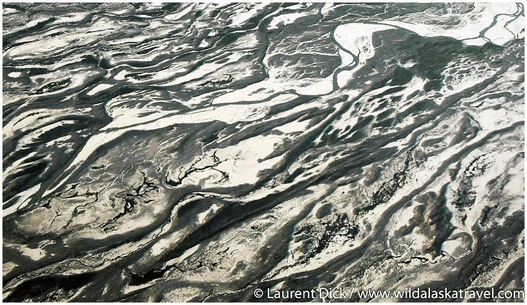 Break up Braided Rivers Alaska - Photo