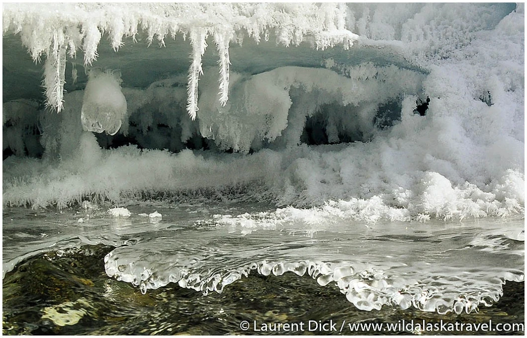 Koyukuk River Ice Formations - Photo (c) Lauret Dick - Wild Alaska Travel
