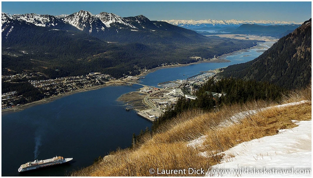 Cruiseship Gastineau Channel Juneau Douglas Island - photo (c) Laurent Dick - Wild Alaska Travel
