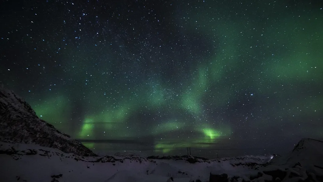 Northern Lights Over Douglas Boat Harbor - Photo (c) Laurent Dick - Wild Alaska Travel