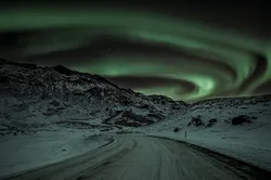 Northern Lights Over Downtown Juneau - Photo (c) Laurent Dick - Wild Alaska Travel